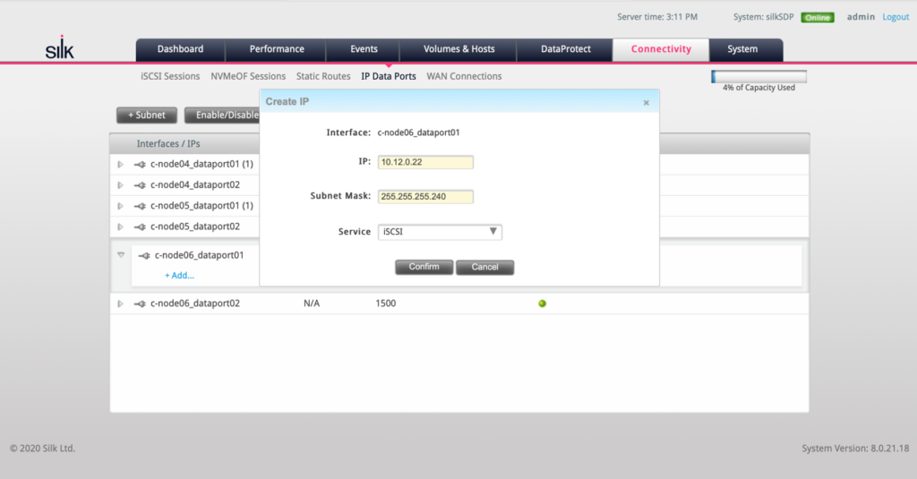 Present an extra ISCSi path
